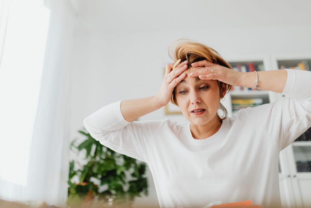 Woman making emotional decision