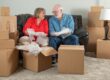 Couple making decisions while moving